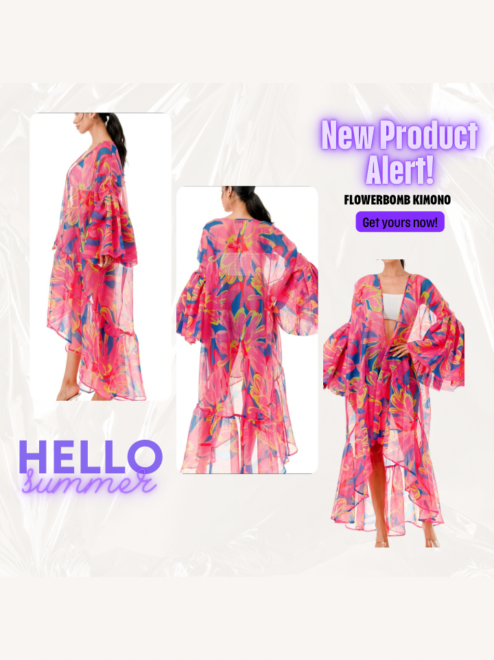 Flowerbomb Kimono