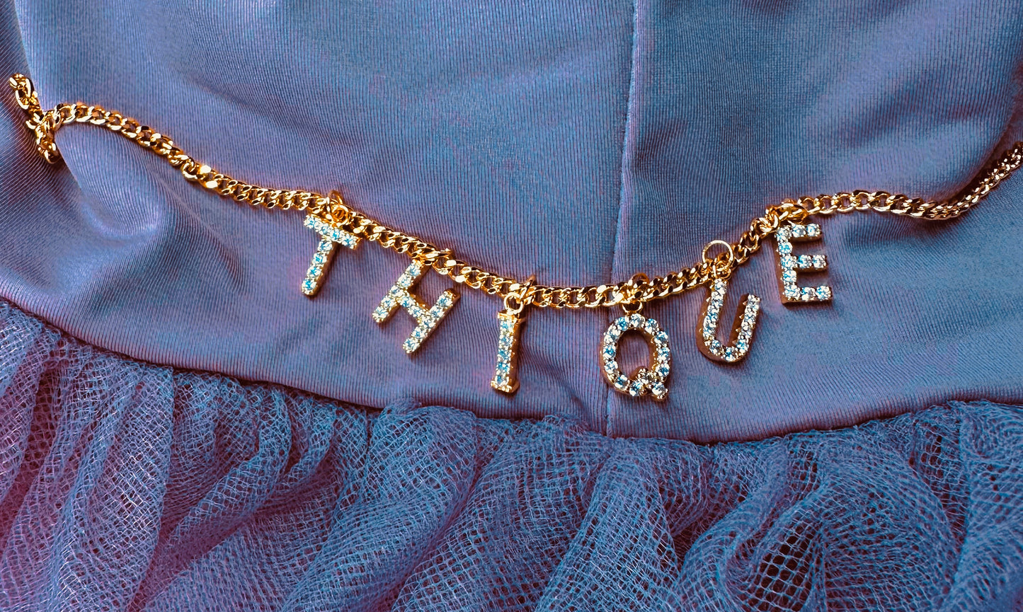 "THIQUE" Anklet